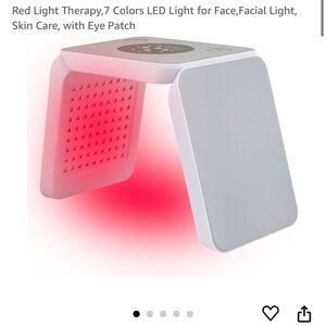 LED light face therapy